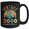 Vintage 2000 22th Birthday Women 22 Years Old Mug | siriusteestore