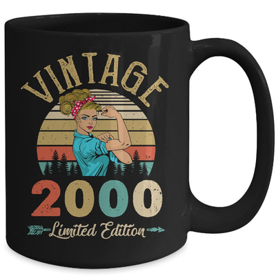 Vintage 2000 22th Birthday Women 22 Years Old Mug | siriusteestore