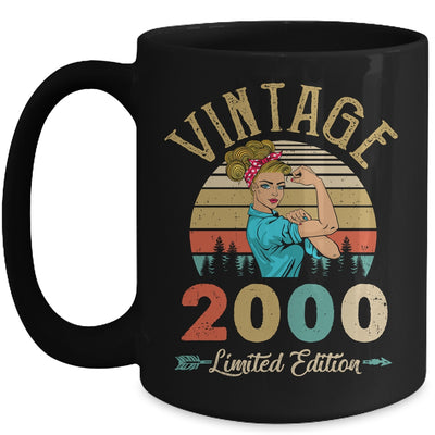 Vintage 2000 22th Birthday Women 22 Years Old Mug | siriusteestore