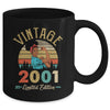 Vintage 2001 21th Birthday Afro Black Woman 21 Years Old Mug | siriusteestore