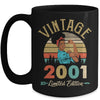 Vintage 2001 21th Birthday Afro Black Woman 21 Years Old Mug | siriusteestore