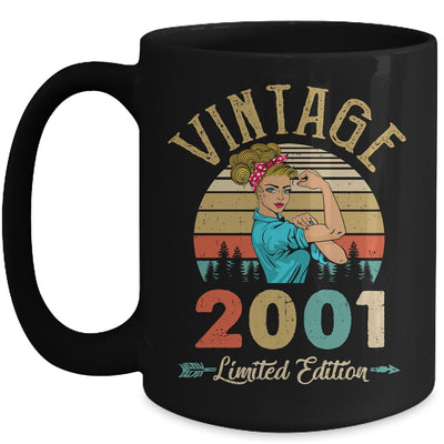 Vintage 2001 21th Birthday Women 21 Years Old Mug | siriusteestore