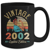 Vintage 2002 20th Birthday Afro Black Woman 20 Years Old Mug | siriusteestore