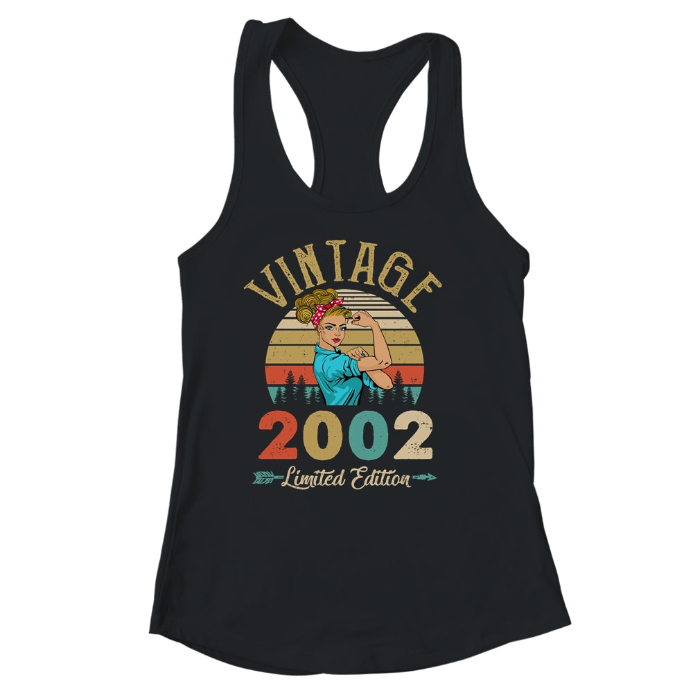 Vintage 2002 20th Birthday Women 20 Years Old Shirt & Tank Top | siriusteestore