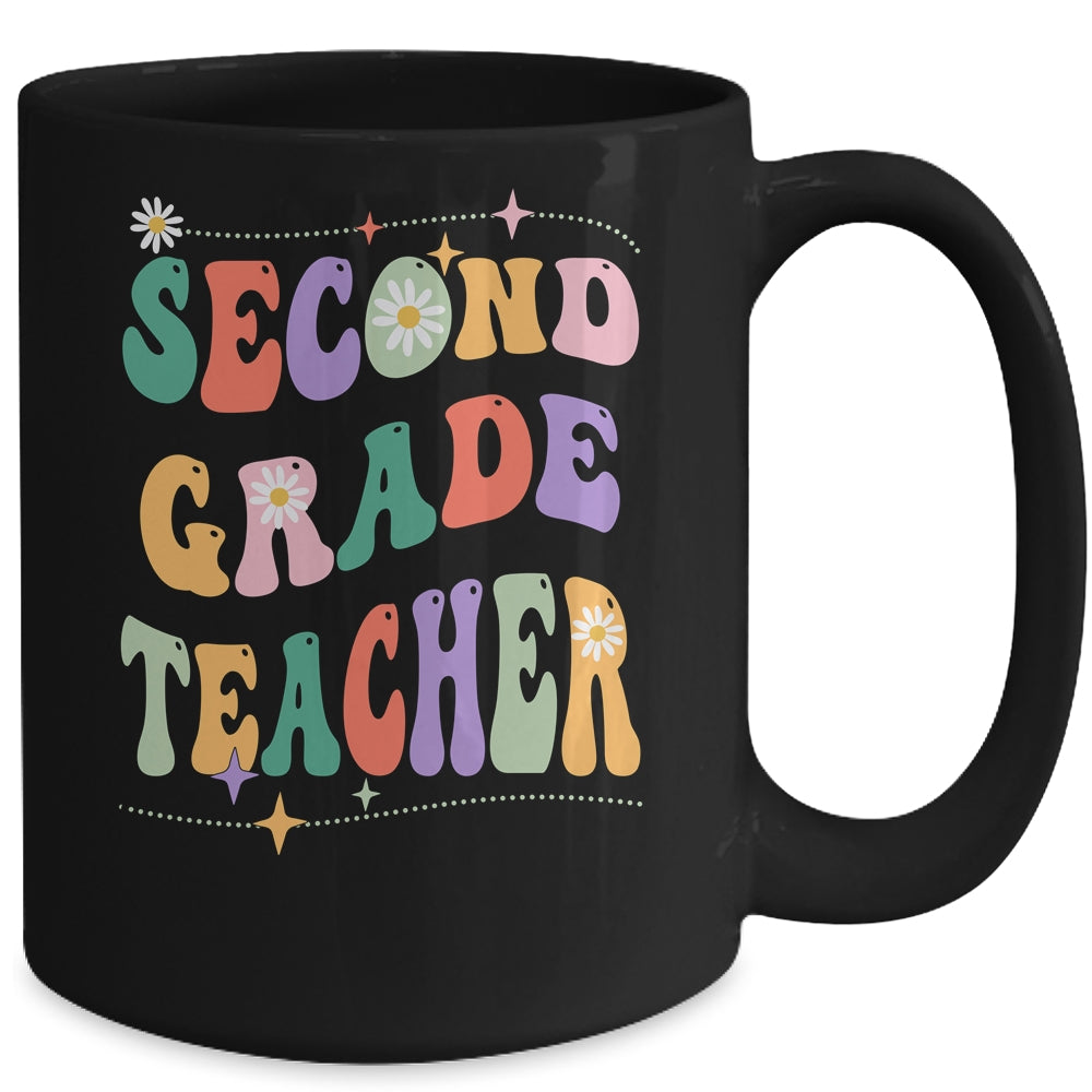 Vintage 2nd Second Grade Teacher Back To School Mug | siriusteestore