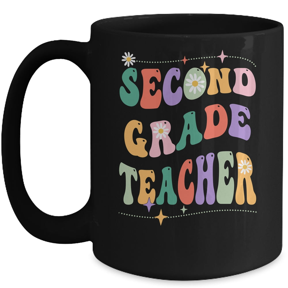 Vintage 2nd Second Grade Teacher Back To School Mug | siriusteestore