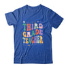 Vintage 3rd Third Grade Teacher Back To School Shirt & Hoodie | siriusteestore
