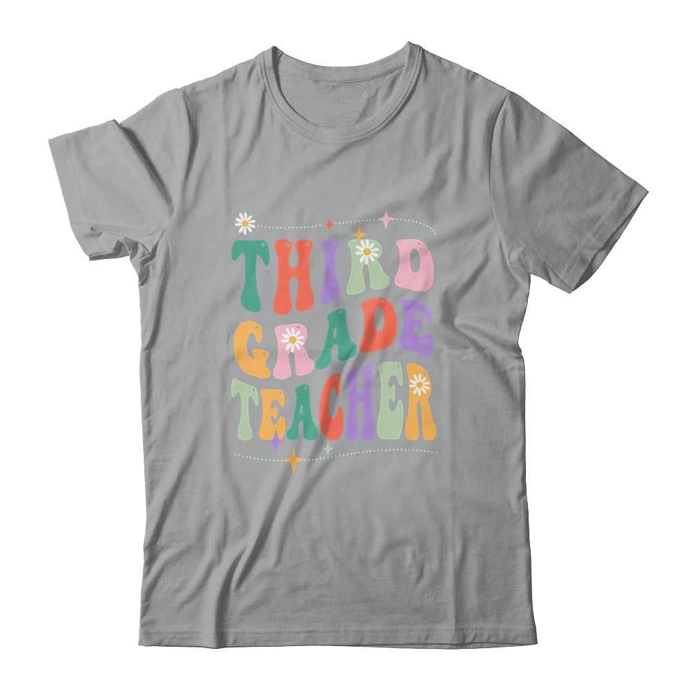 Vintage 3rd Third Grade Teacher Back To School Shirt & Hoodie | siriusteestore