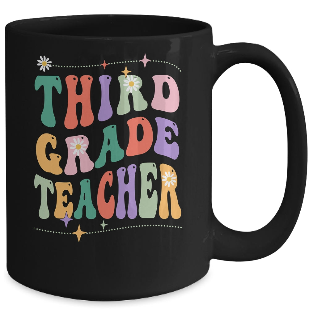 Vintage 3rd Third Grade Teacher Back To School Mug | siriusteestore