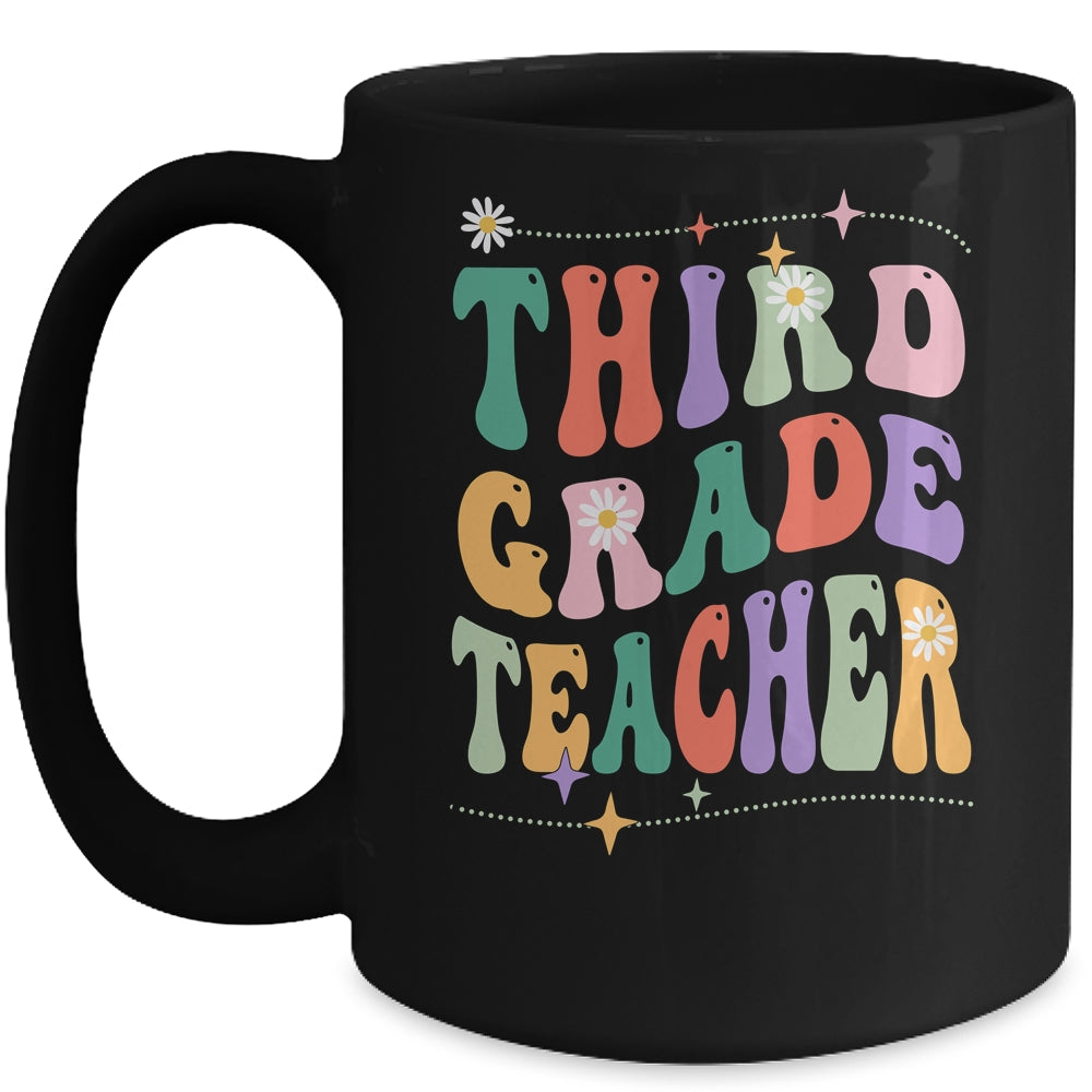 Vintage 3rd Third Grade Teacher Back To School Mug | siriusteestore