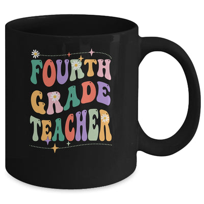Vintage 4th Fourth Grade Teacher Back To School Mug | siriusteestore