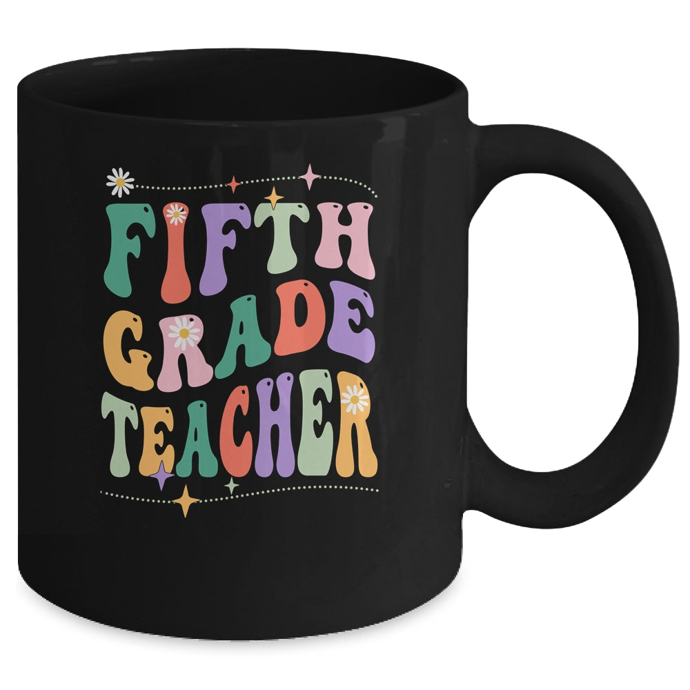 Vintage 5th Fifth Grade Teacher Back To School Mug | siriusteestore