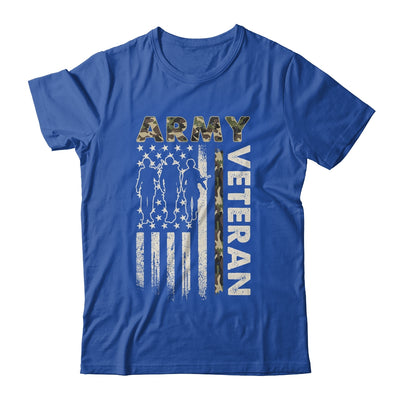 Vintage Army Veteran Day American Flag Women Men Shirt & Hoodie | siriusteestore