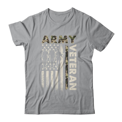 Vintage Army Veteran Day American Flag Women Men Shirt & Hoodie | siriusteestore