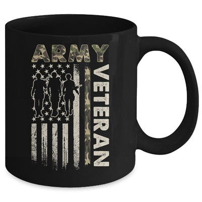 Vintage Army Veteran Day American Flag Women Men Mug | siriusteestore
