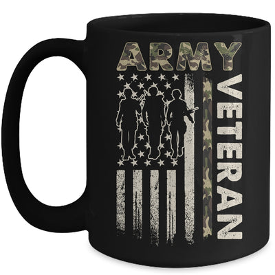 Vintage Army Veteran Day American Flag Women Men Mug | siriusteestore