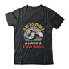 Vintage Awesome Like My Two Sons Fathers Day Shirt & Hoodie | siriusteestore