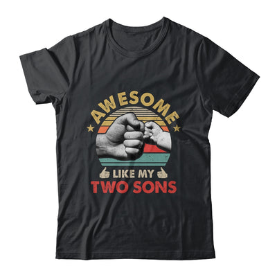 Vintage Awesome Like My Two Sons Fathers Day Shirt & Hoodie | siriusteestore