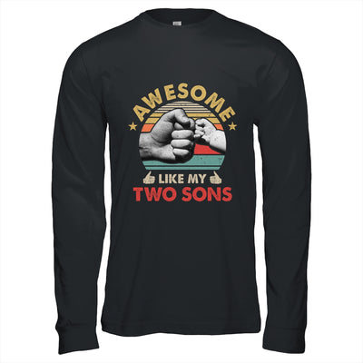 Vintage Awesome Like My Two Sons Fathers Day Shirt & Hoodie | siriusteestore