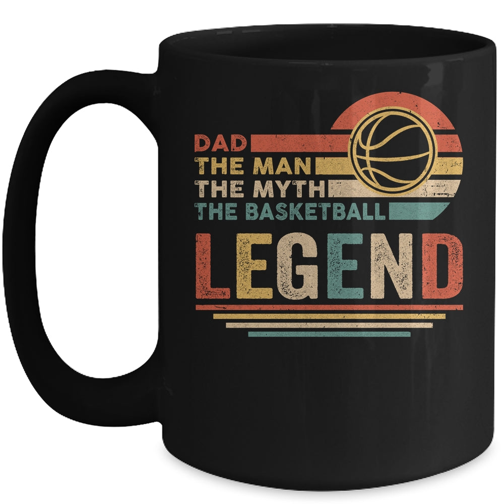 Vintage Basketball Dad The Man The Myth The Legend Mug | siriusteestore