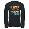 Vintage Best Cat Dad Ever Retro Fathers Day Cat Lovers Shirt & Hoodie | siriusteestore