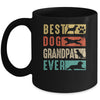 Vintage Best Dog Grandpa Ever Retro Mothers Day Dog Lovers Mug | siriusteestore