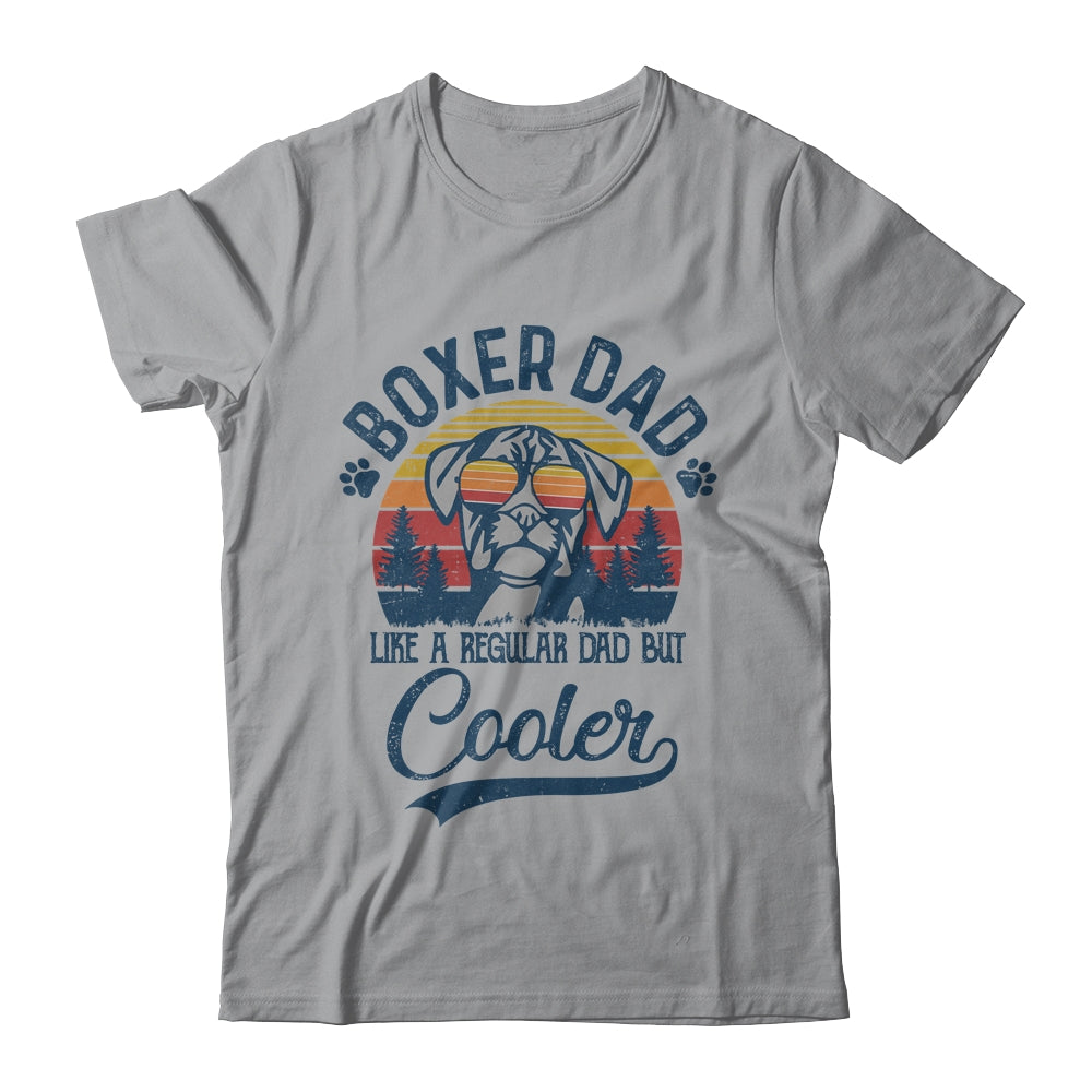 Vintage Boxer Dad Like A Regular Dad But Cooler Funny Shirt & Hoodie | siriusteestore