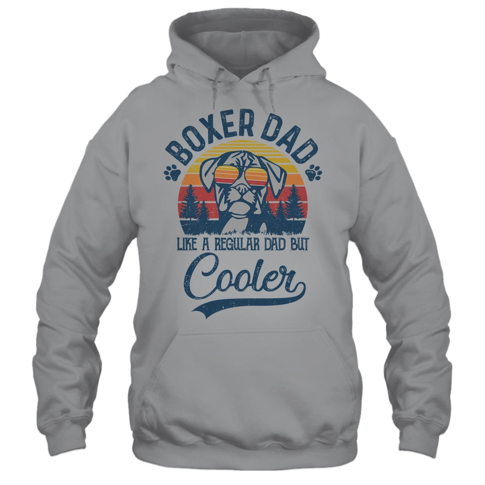 Vintage Boxer Dad Like A Regular Dad But Cooler Funny Shirt & Hoodie | siriusteestore