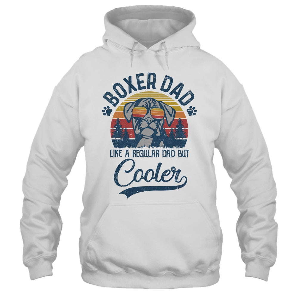 Vintage Boxer Dad Like A Regular Dad But Cooler Funny Shirt & Hoodie | siriusteestore