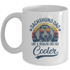 Vintage Dachshund Dad Like A Regular Dad But Cooler Funny Mug | siriusteestore