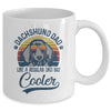 Vintage Dachshund Dad Like A Regular Dad But Cooler Funny Mug | siriusteestore