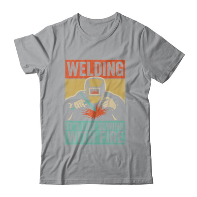 Vintage Funny Welder With Sayings Welding For Men Shirt Hoodie