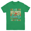 Vintage Game On Press Start 3rd Grade Gamer Back To School Youth Shirt | siriusteestore