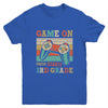 Vintage Game On Press Start 3rd Grade Gamer Back To School Youth Shirt | siriusteestore
