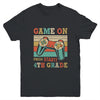 Vintage Game On Press Start 4th Grade Gamer Back To School Youth Shirt | siriusteestore