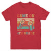 Vintage Game On Press Start 4th Grade Gamer Back To School Youth Shirt | siriusteestore