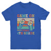 Vintage Game On Press Start 4th Grade Gamer Back To School Youth Shirt | siriusteestore