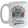 Vintage German Shepherd Dad Like A Regular Dad But Cooler Funny Mug | siriusteestore