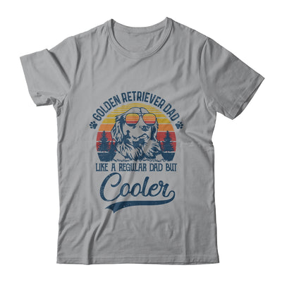 Vintage Golden Retriever Dad Like A Regular Dad But Cooler Funny Shirt & Hoodie | siriusteestore