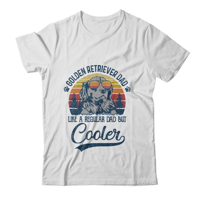 Vintage Golden Retriever Dad Like A Regular Dad But Cooler Funny Shirt & Hoodie | siriusteestore