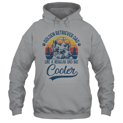 Vintage Golden Retriever Dad Like A Regular Dad But Cooler Funny Shirt & Hoodie | siriusteestore