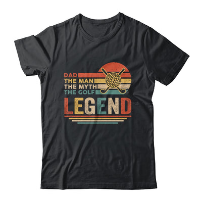 Vintage Golf Dad The Man The Myth The Legend Shirt & Hoodie | siriusteestore