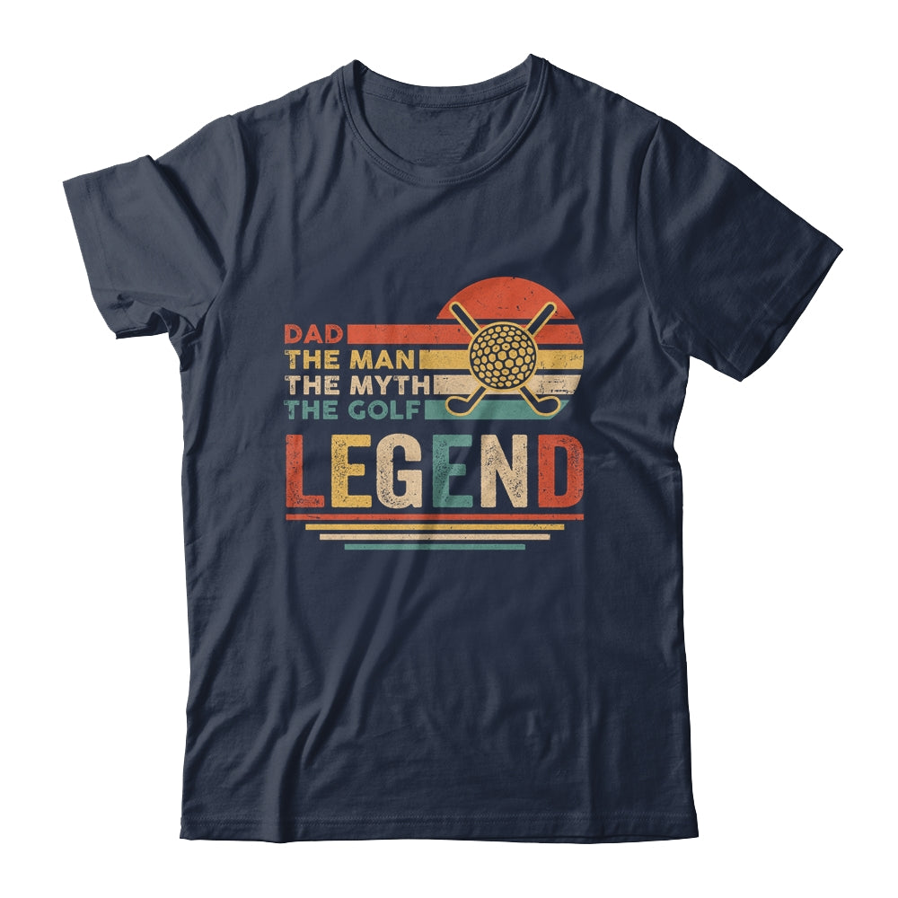 Vintage Golf Dad The Man The Myth The Legend Shirt & Hoodie | siriusteestore