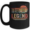 Vintage Golf Dad The Man The Myth The Legend Mug | siriusteestore