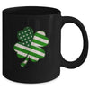 Vintage Irish American Flag Shamrock St Patricks Day Mug | siriusteestore