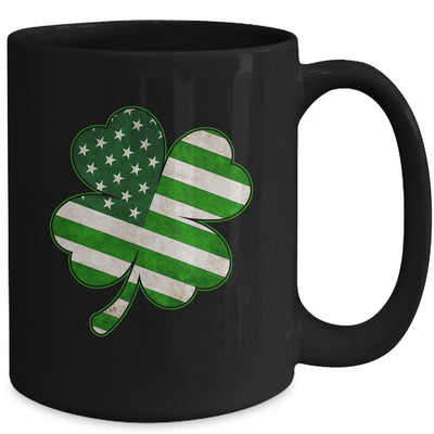 Vintage Irish American Flag Shamrock St Patricks Day Mug | siriusteestore