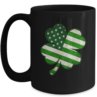 Vintage Irish American Flag Shamrock St Patricks Day Mug | siriusteestore