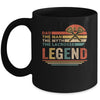 Vintage Lacrosse Dad The Man The Myth The Legend Mug | siriusteestore
