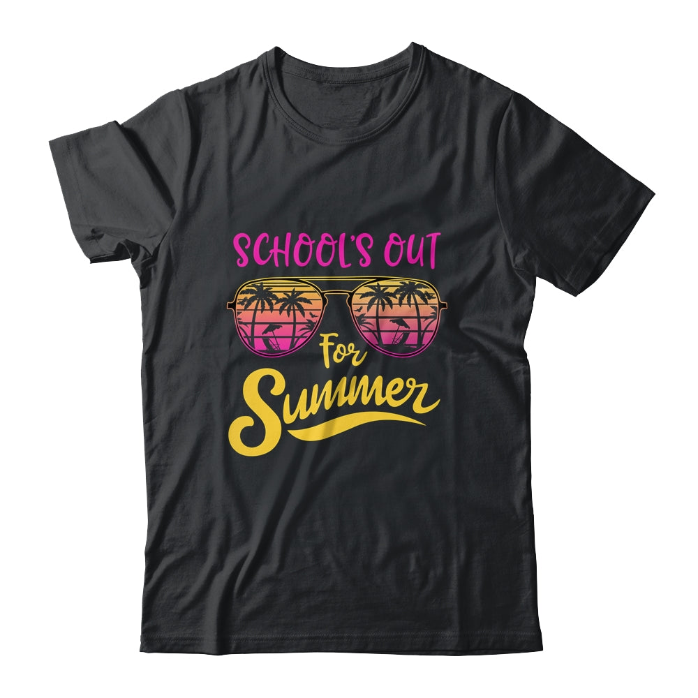 Vintage Last Day Of School Schools Out For Summer Teacher Shirt & Tank Top | siriusteestore