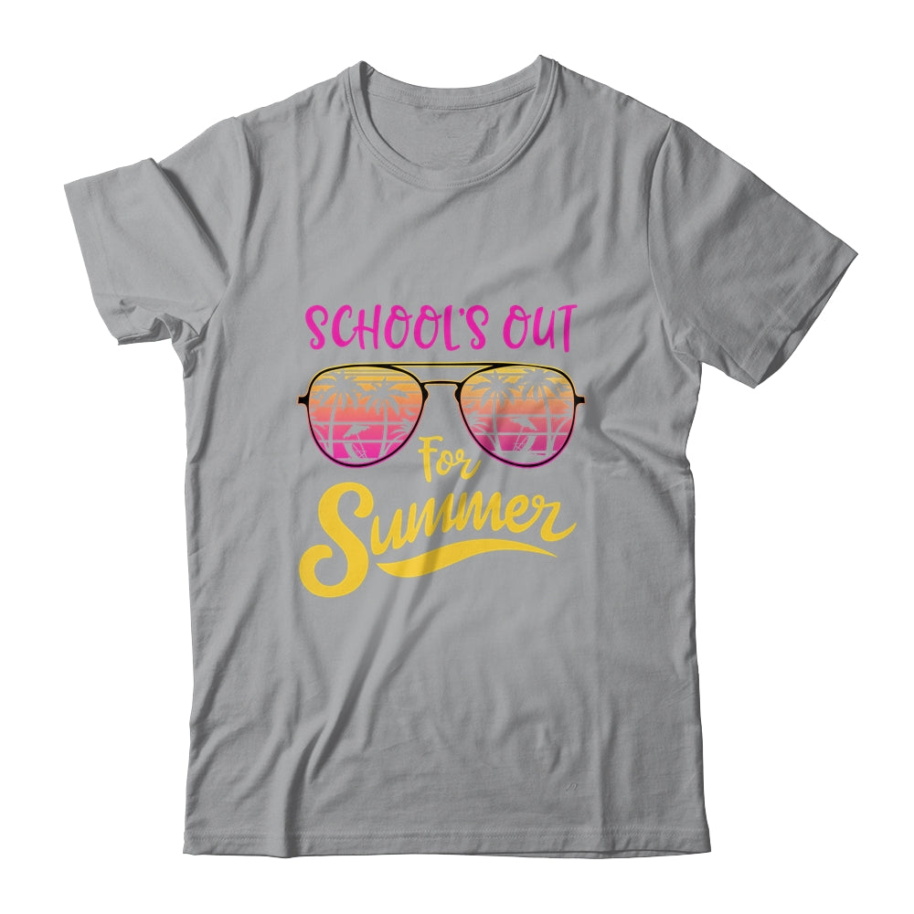 Vintage Last Day Of School Schools Out For Summer Teacher Shirt & Tank Top | siriusteestore